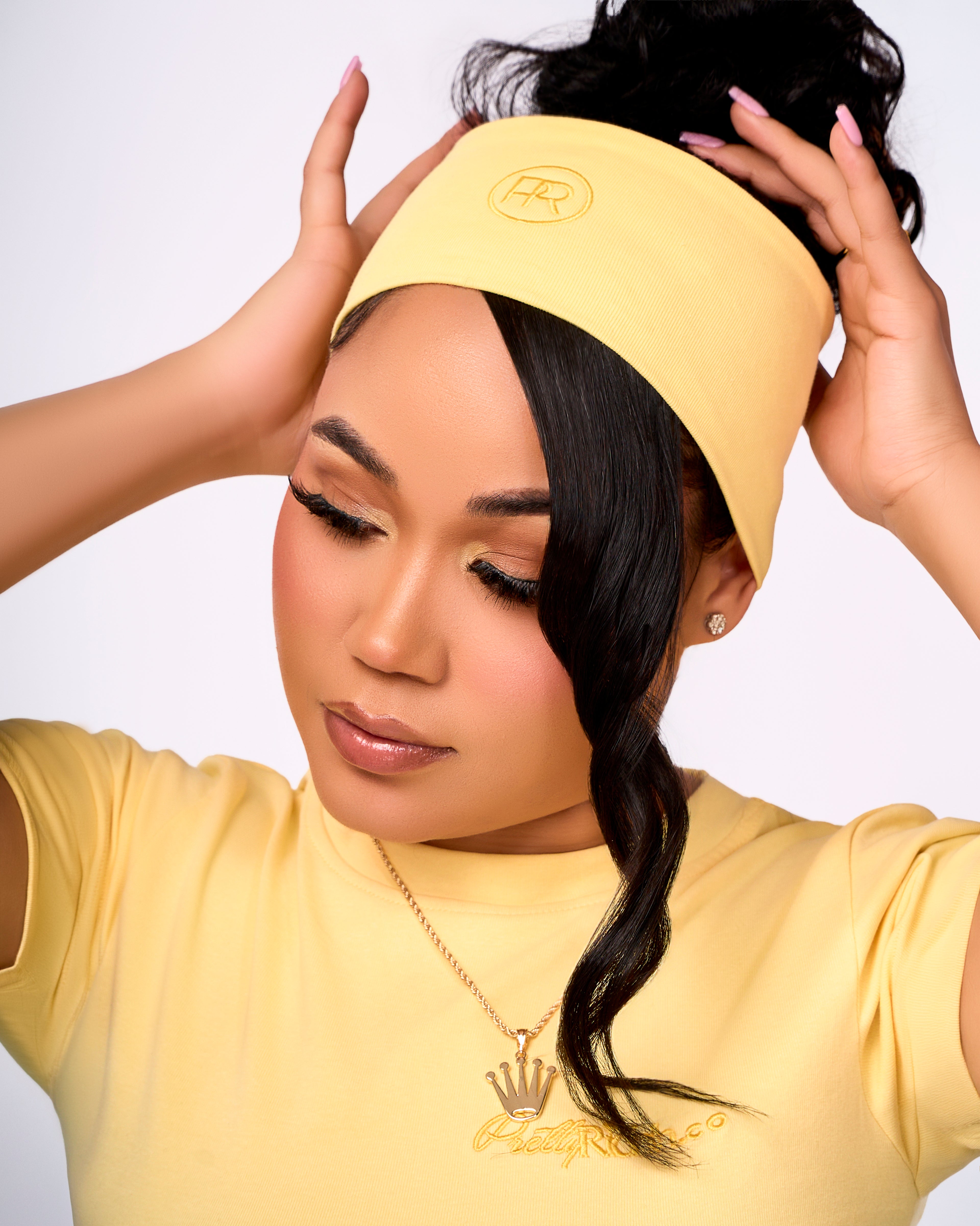 Pretty Aura yellow pants set